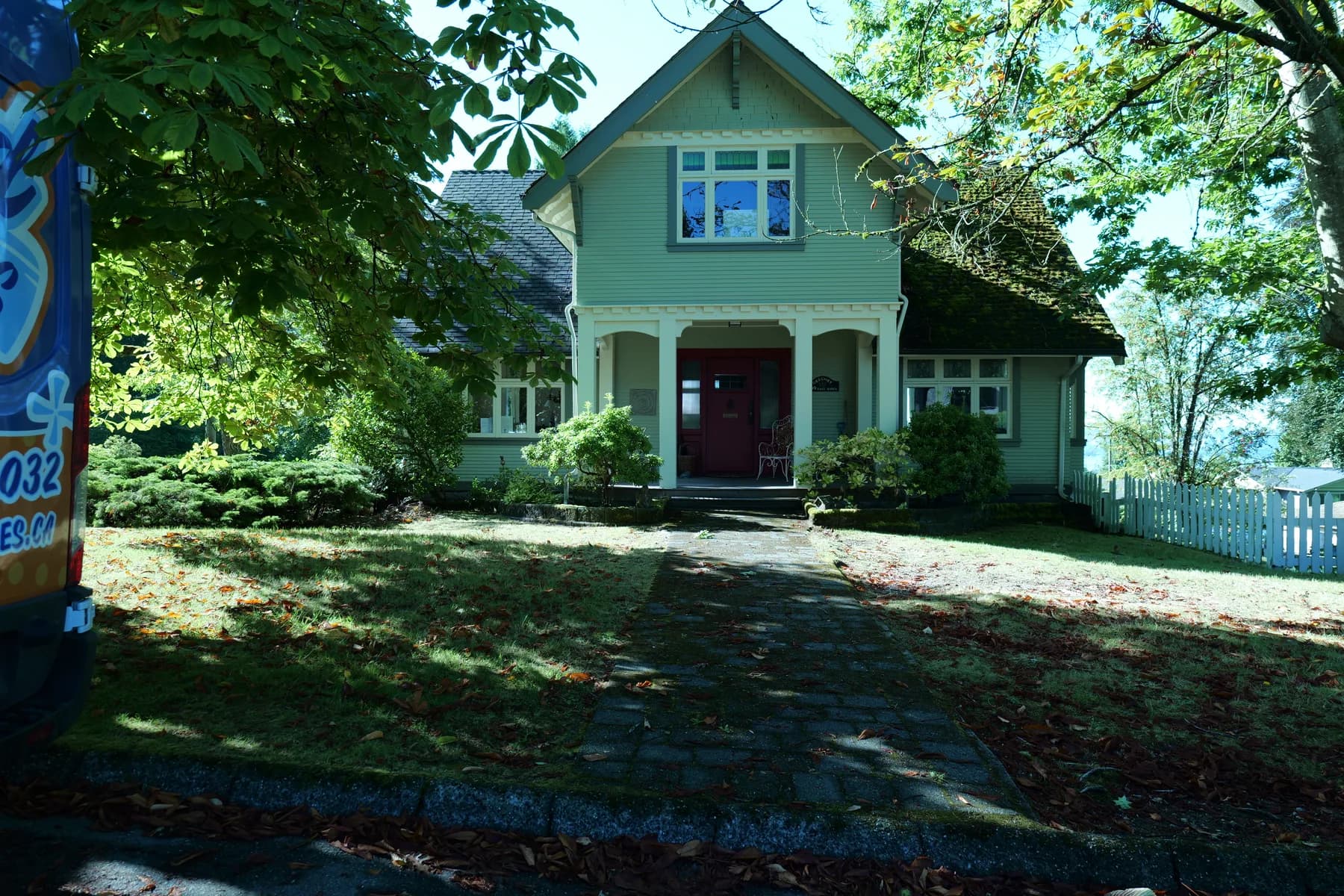 A character home exterior in Delta, BC